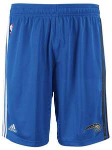 NBA Orlando Magic Adidas On Court Pre Game Shorts  Blue  