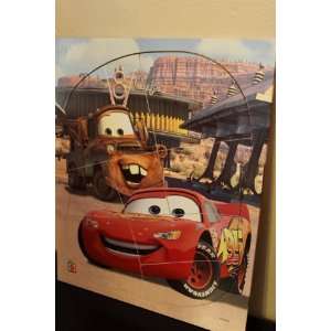  Disney Pixar Cars Woodboard Puzzle Featuring Lightning McQueen 