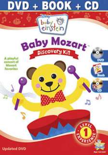 Baby Einstein:Baby Mozart Discovery Kit   DVD/CD; With Book (DVD 