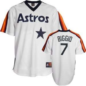  Craig Biggio Houston Astros White Cooperstown Replica 