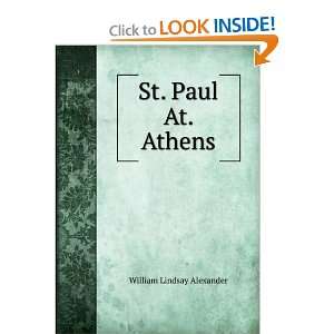  St. Paul At. Athens William Lindsay Alexander Books