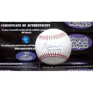  Tom Glavine Signed Baseball   w/300 Wins 80507   Autographed 