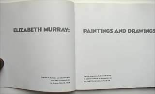 ELIZABETH MURRAY Paintings/Drawings 1987 EXHIBIT DALLAS  