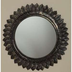  Antique Brass Wall Mirror by AA Importing: Home & Kitchen