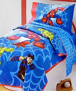 Spiderman & Friends Toddler Bedding Set  Overstock