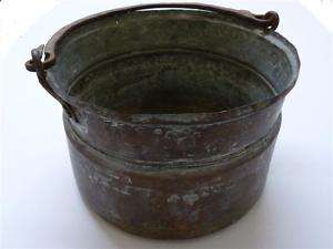 Antique Copper Cooking Pot Dove Tailed Joins on Base 1890 1910, One of 