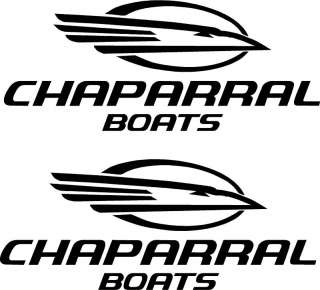 Qty 2 Chaparral Boat Vinyl Sticker Decal 24  