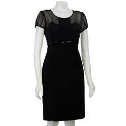 Calvin Klein Womens Black Silk Dress  Overstock