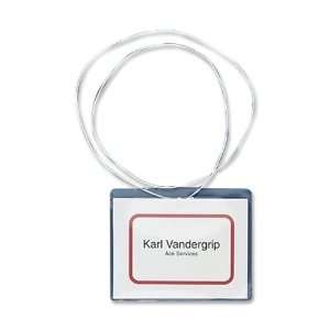 C Line Hanging Style Name Badge Holders: Office Products