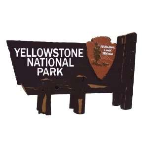   Yellowstone National Park Sign Die Cut Arts, Crafts & Sewing