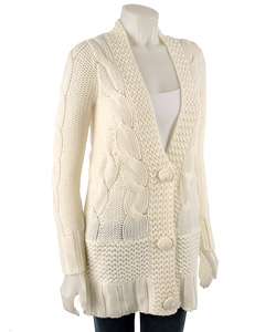 BCBGirls Cable Knit Cardigan  