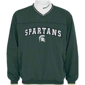 Michigan State Spartans Windshirt/Long Sleeve Mockneck Combo Pack 