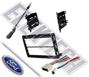 FORD F 150 STEREO DASH MOUNTING KIT COMBO PACKAGE HARNESS AMP RCA 
