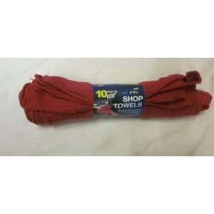   Pack Super Absorbent 100% Cotton Shop Towels Rst10