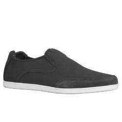 Lugz Mens Juve Charcoal Canvas/ Suede Slip on Shoes  Overstock