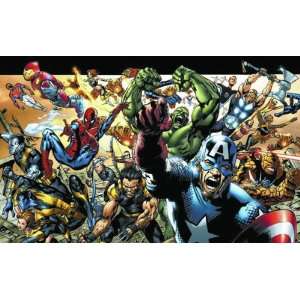   Ultimate Avengers, Spider Man, Captain America, Hulk, Wolverine & Iron