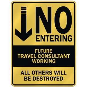   FUTURE TRAVEL CONSULTANT WORKING  PARKING SIGN