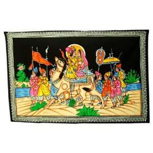  Indian Hand Painting Wall Hanging Tapestry Runner