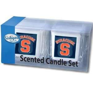    College Candle Set (2)   Syracuse Orange: Sports & Outdoors