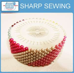     ASSORTED COLOR SEWING CRAFT CORSAGE FAUX PEARL ROUND HEAD  