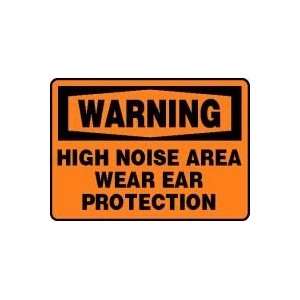  WARNING HIGH NOISE AREA WEAR EAR PROTECTION Sign   10 x 