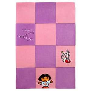  Dora Explorer Patchwork Blanket: Toys & Games
