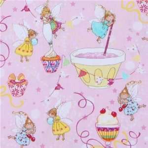  Michael Miller designer fabric Sugar Fairies cute fairy 