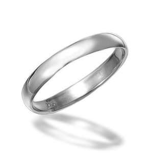    3mm Sterling Silver Wedding Band Ring or Thumb Ring: Jewelry