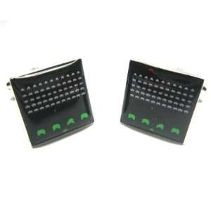  Space Invaders Video Arcade Game Cufflinks Jewelry