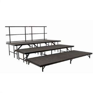  Portable Stage & Seated Riser Set in Hardboard Width 48 