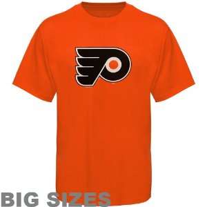 NHL Majestic Philadelphia Flyers Big Sizes Primary Logo T Shirt 