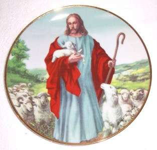 FRANKLIN MINT THE LORD IS MY SHEPHERD PLATE A. TOBEY  
