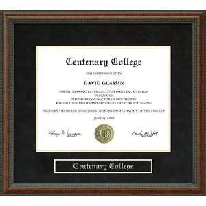  Centenary College Diploma Frame