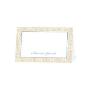 Thank You Cards   Regal Border Lapis By Hello Little One For Tiny 