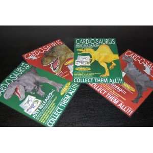  DINOSAUR POSTERS, COMPLETE SET OF 5 Toys & Games