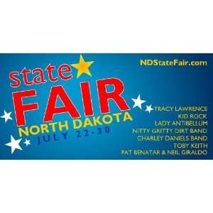    3x6 Vinyl Banner   North Dakota State Fair 