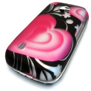   Mn270 Black Pink Heart Hard Case Cover Skin Protector Metro PCS mn 270