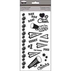 Paper Company Cheerleader Clear Stamps  
