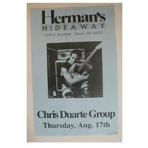 Chris Duarte Group Handbill Poster The Shot of Him