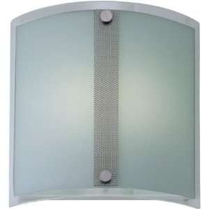  Wall Lamp with Polished Steel Metal Frame   Gene Series 