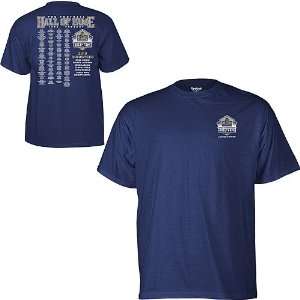  Pro Football Hall of Fame 2010 Roll Call T Shirt XX Large 