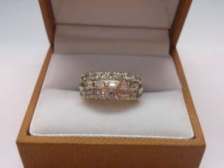   14K White Gold Antique Vintage Diamond Wedding Band Size 5.5 1.00CTW