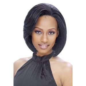   Front Lace First Lady synthetic wig Janet Collection color 1 Beauty