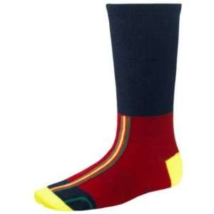  Smartwool Kids On the Color Block Crew Sock: Sports 