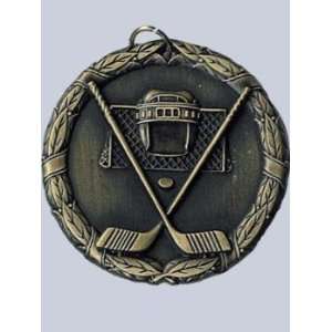  Award Medals Quick Ship Hockey Medal (Neck Ribbon 