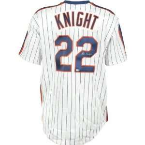 Ray Knight New York Mets Autographed Throwback White Majestic Jersey