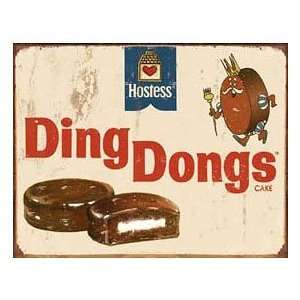  Hostess   Ding Dong Tin Sign