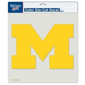  Michigan Wolverines 8x8 Die Cut Full Color Decal Made in 