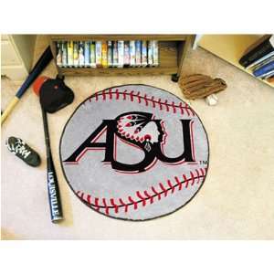  Arkansas State Indians NCAA Baseball Round Floor Mat (29 