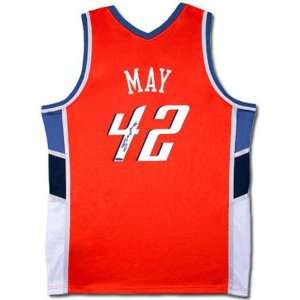  Sean May Charlotte Bobcats Autographed Away Jersey Sports 